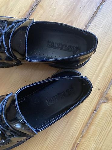 enli şalvar modelleri: Qara laklı loaferlər – KYPER’TOR - Model: klassik tassel loafer - — 2