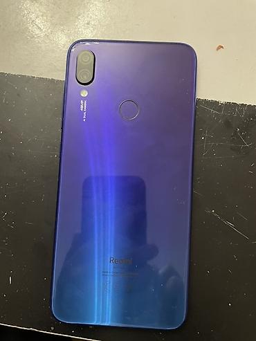 redmi note 7 adapter: Redmi Note 7, 64 GB, rəng - Mavi, Barmaq izi — 3