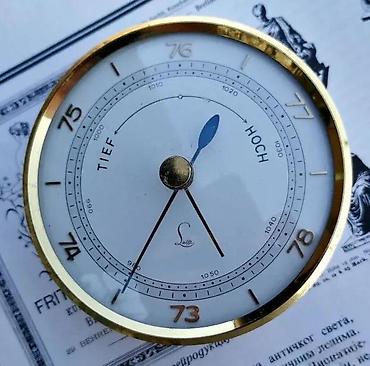 Džepni satovi: Starinski Analogni Barometar LUFFT Nemačka. Za praćenje atmosferskog — 1