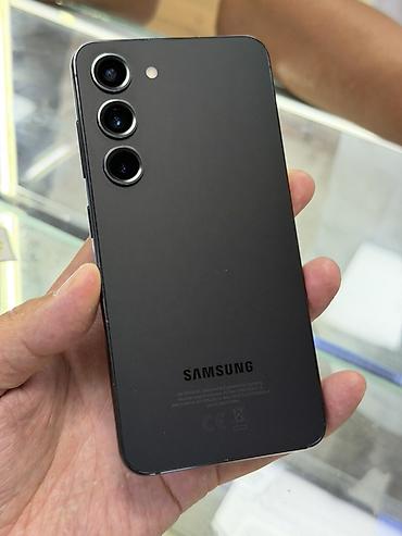 Техника жана электроника: Samsung Galaxy S23, Колдонулган, 256 ГБ, түсү - Кара, 2 SIM — 1