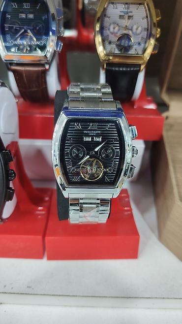dekor saatler: Patek Philippe tərzində kişi qol saatları – tonno (yastı fıçı) formalı — 8
