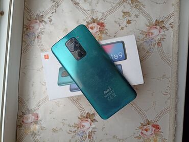 поко ф3 бу: Redmi, Redmi Note 9, Колдонулган, 64 ГБ, түсү - Жашыл, 2 SIM