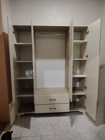 laminat işlenmiş: Новый, Распашной, 4 двери Прямой шкаф, Шкаф-вешалка, Азербайджан