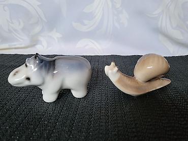 Ostali kućni dekor: Figure nove nilski konj i puz,porcelanske iz 70ih.god. Nove figure — 11