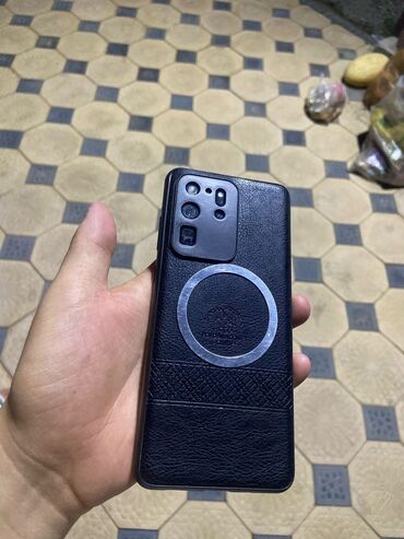 телефон флай fs459 nimbus 16: Samsung Galaxy S20 Ultra, Колдонулган, 128 ГБ, түсү - Кара, 1 SIM, eSIM