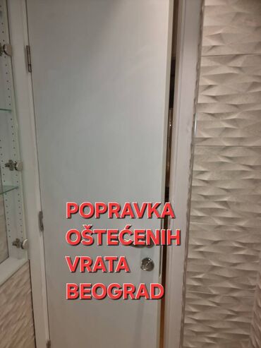 Građevinarstvo i rekonstrukcija: Popravka rupa u vratima Oštećenih štokova Rad na licu mesta oko 2 sata — 5