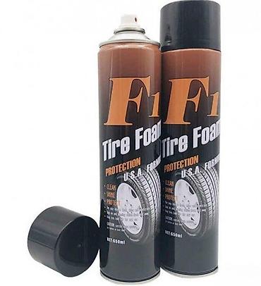 dobar dan italijanski: Pena za zaštitu i sjaj guma Tire Foam F1 🛞 F1 Tire Foam je penasto — 1