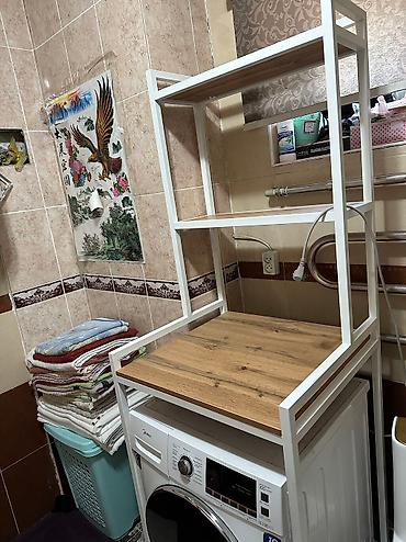 шкаф высокий: Стеллаж для стиральной машины 
Размер : 195 х 61 х 70 — 2