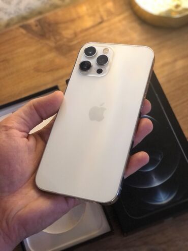işlənmiş qabyuyan: IPhone 12 Pro Max, 256 ГБ, Matte Silver