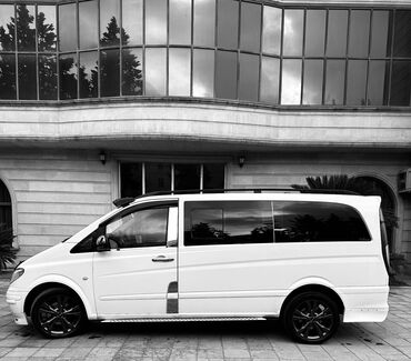 Mercedes-Benz: Mercedes-Benz Vito mikroavtobus - Kuzov: ağ rəng, qara kapot örtüyü — 5