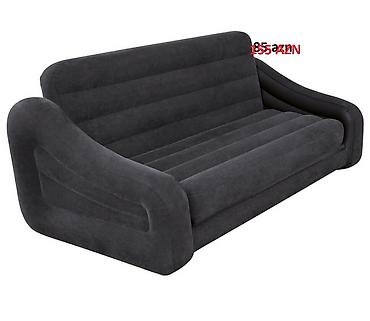 intex divan: Надувной диван-трансформер intex 68566, 231 х 193 х 71 см. Весьма — 2