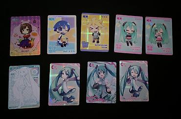 İdman və hobbi: Məhsul: Vocaloid temalı kolleksiya kartları dəsti Təsvir: - 10 ədəd — 1