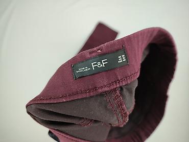 czerwone rurki: F&F, Spodnie materiałowe damskie, rozmiar 2XL — 4