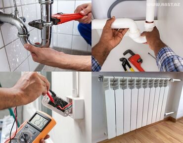 şit təmiri: Elektrik və Santexnik ustasi 30 ildir elektrik və santexnik ustasiyam