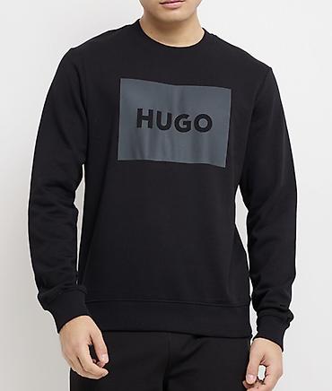 толстовка: Мужская толстовка, L, Hugo Boss, Новый, цвет - Черный, Платная доставка — 1