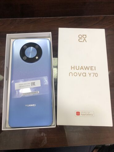 телефон fly iq445: Huawei Nova Y90, 128 GB, rəng - Mavi, Barmaq izi, Face ID