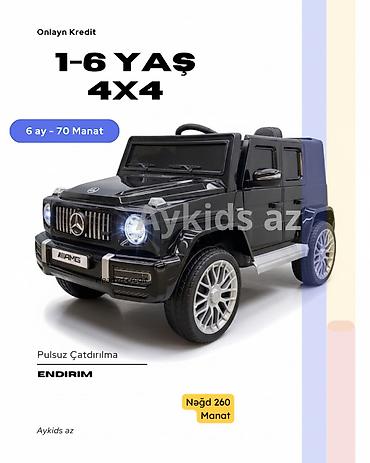 golf masini: 🚘🔥 Mercedes-Benz G65 (Gelik) – Premium Uşaq Elektrik Avtomobili — 1