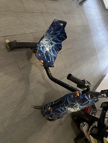 drift car elektrikli scooter: Elektrikli drift skuter – oturacaqlı model - Dizayn: Kosmik naxışlı — 2