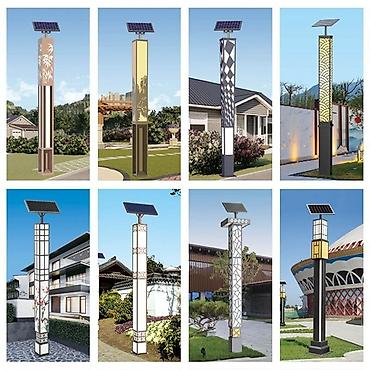 led свет: Декоративная ландшафный светильник сталба для дом и сада освещения — 3