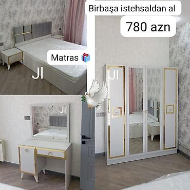 İkinəfərlik çarpayı, Dolab, Termo, 2 tumba, Yeni