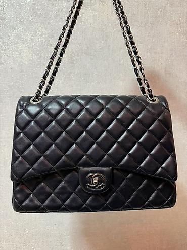 Çantalar: Chanel Classic Double Flap çanta – qara rəng — 2