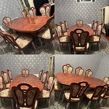 Acilan masa+8 stulla birge 550 azn.Unvan Suraxanı.Tam ideal (Gülü) lalafo.az -da Acilan masa+8 stulla birge 550 azn.Unvan Suraxanı.Tam ideal (Gülü)