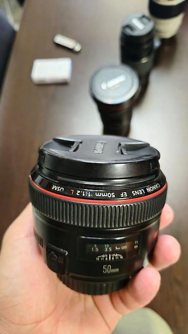 canon g3430: Canon EF 50mm f/1.2L USM professional obyektiv satılır. Canon-un — 9