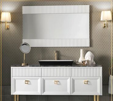 Sifarişlə qonaq dəstləri: Hamam mebeləri Moydadırlar dolablar led işığlı güzgülər duş kabinələr — 1