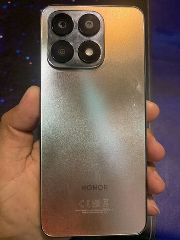 Honor: Honor X8a, 128 GB, Barmaq izi, Face ID