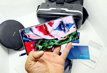 Samsung: Samsung Note 10 Plus, Б/у, 512 ГБ, цвет - Синий, 1 SIM, 2 SIM, eSIM — 10