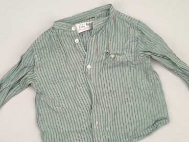 letnie długie sukienki w kwiaty: Shirt 1.5-2 years, condition - Good, pattern - Striped, color - Green