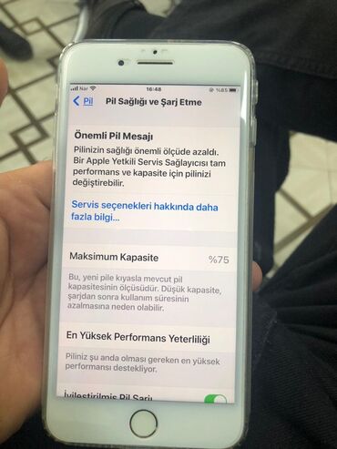 Apple iPhone: IPhone 8 Plus, 64 GB, Gümüşü, Barmaq izi — 1