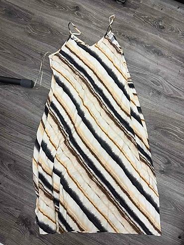 boho tunike: Letnja haljina od viskoze (85%) i lana (15%), veličine 42 — 4