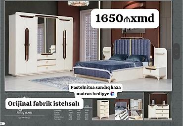 iwlenmiw tek kravat: Yataq dəsti – orijinal fabrik istehsalı Komplektin tərkibi: - 6 — 1