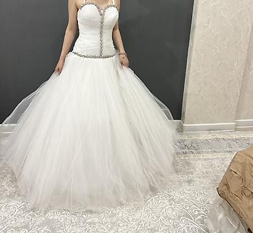 самые пышные свадебные платья: Свадебное платье пышного силуэта (ball gown) - Цвет: молочно‑белый. - — 7