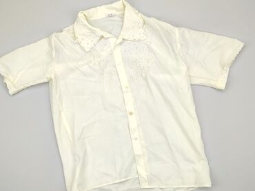 beżowa bluzki krótki rękaw: Koszula Damska, XL, stan - Zadowalający