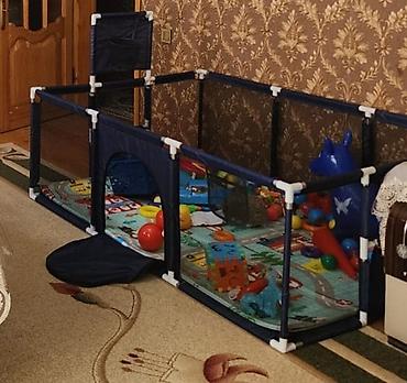 plaslar kisi: Uşaq oyun məkanı – qapılı, mesh divarlı playpen teze kimidi 6 ay — 1