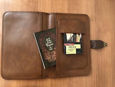 Портфели: Раритетный кожаный портфель для документов 1979 года, времен СССР — 11