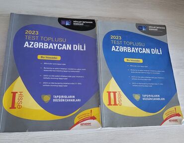 azerbaycan dili test toplusu 2 ci hisse pdf 2024: İkisi birlikde 7 azn. Cavabları var. İçi temizdir