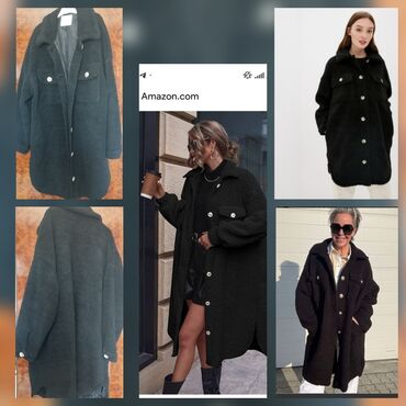 meqa maks qiymeti: Плюшевый жакет пальто. На осень. Размер М. Свободная модель. Продаю за