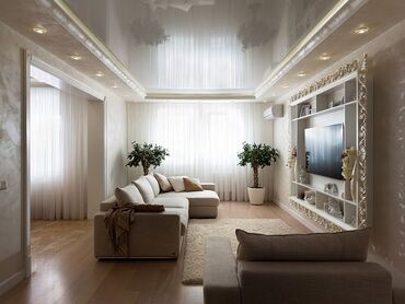 Натяжной потолок: Натяжной потолок Матовое, 3D потолки, Глянцевое Бесплатный замер, Гарантия, Монтаж — 7