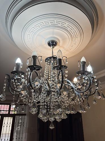 İşıqlandırma: Çılçıraq, 10 və daha çox lampa, Metal — 4