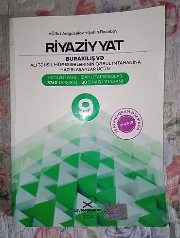 klarnet satışı: Riyaziyyat 9-cu sinif, 2024 il — 1