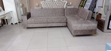 Divan və kreslo dəstləri: Künc divan, Pufik, Bazasız, Açılmayan — 19