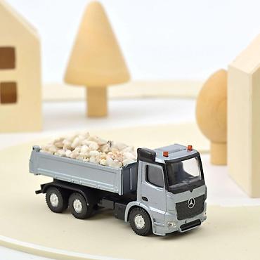 decije biciklice: 🚚 Mercedes-Benz Arocs – Grey – 1:64 Die Cast Norev Norev — 1