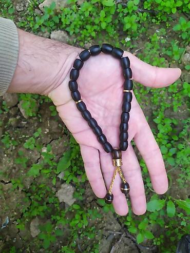 Təsbehlər: Material və qiymət müxtəlifdir. - Material: tünd qəhvəyi təbii — 10