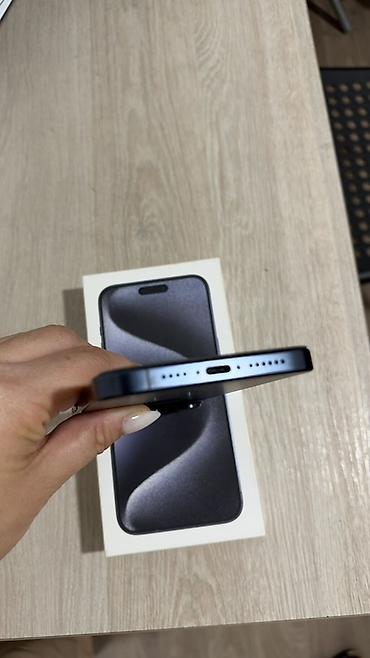 Мобильные телефоны и аксессуары: IPhone 15 Pro Max, Б/у, 256 ГБ, Blue Titanium, Кабель, 82 % — 7