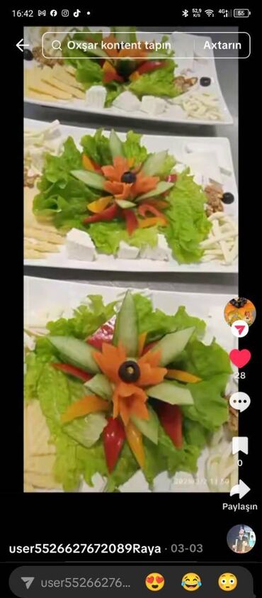 Aşpazlar: Salatcı işi axtarıram .10 ilden artıqdır təcrübəm. 60 yaşım var — 7