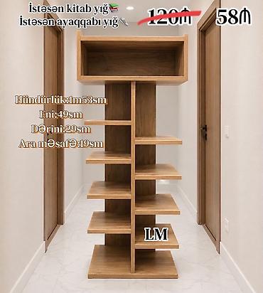podyum polka: Məhsul 1: Çoxfunksiyalı rəf sistemi - Kitab və ya ayaqqabı saxlamaq — 1