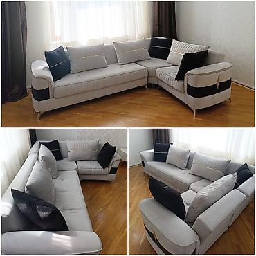 Künc divan 550 Azn. Az işlənmiş əla vəziyyətdədir. Açılır, baza var